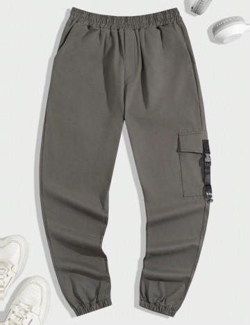 Pantaloni Shein, gri