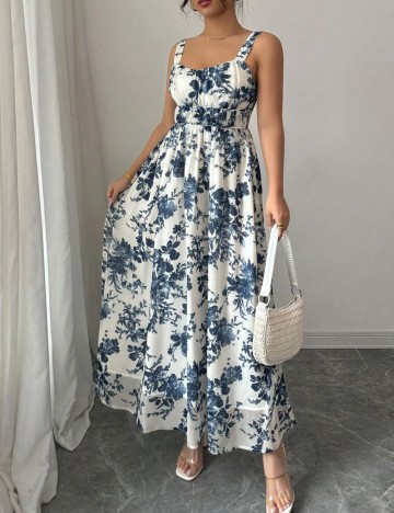 Rochie maxi Shein, mix culori