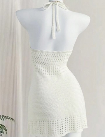 Rochie de plajă Shein, crem