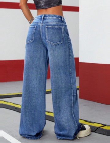 Jeans Shein, albastru