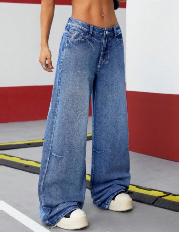 Jeans Shein, albastru