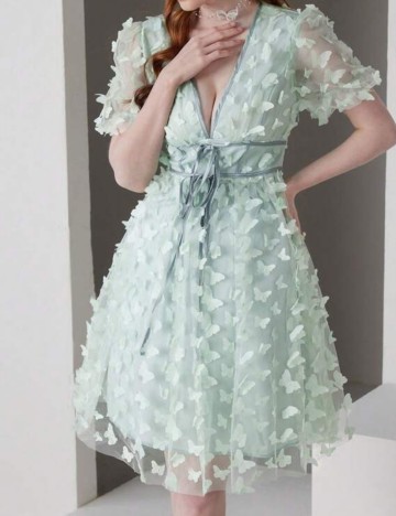Rochie mini Shein, verde