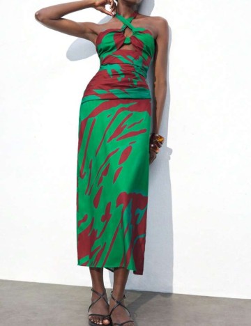 Rochie maxi Shein, mix culori