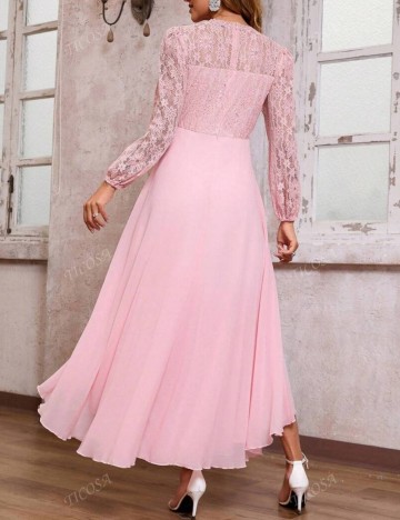Rochie maxi Shein, roz