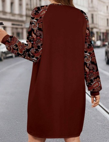 Rochie mini Shein Curve+, mix culori