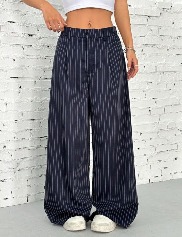 Pantaloni Shein, bleumarin