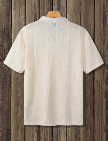 Tricou MANFINITY by Shein, crem