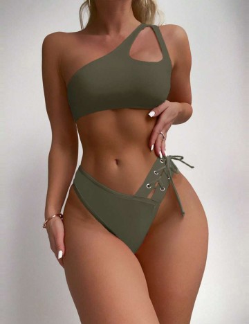 Costum de baie Shein, verde