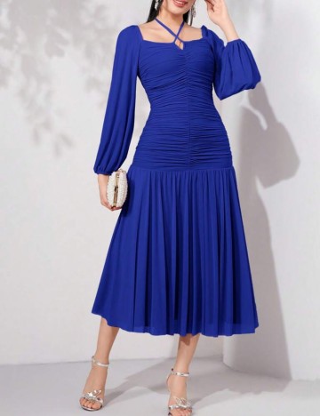 Rochie midi Shein, albastru