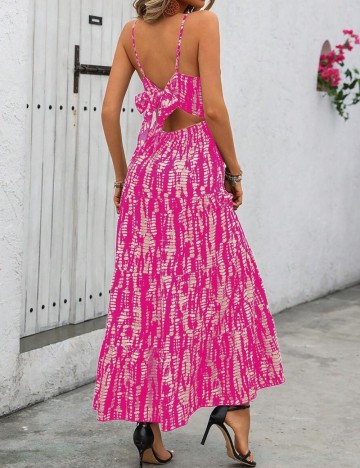 Rochie maxi Shein Curve+, mix culori