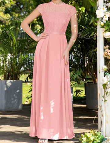 Rochie maxi Shein, roz