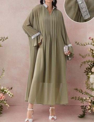Rochie maxi Shein, verde