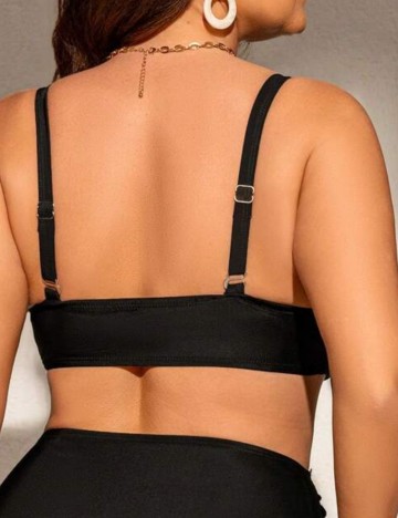 Bustieră de baie Shein Curve+, negru