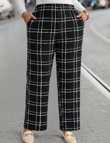 Pantaloni Shein Curve+, mix culori