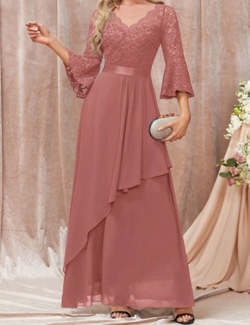 Rochie maxi Shein, roz
