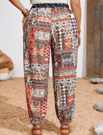 Pantaloni Shein Curve+, mix culori