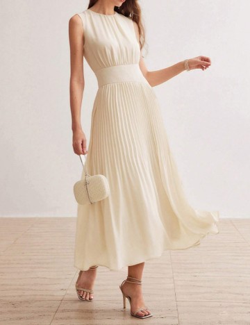 Rochie midi MOTF by Shein, crem