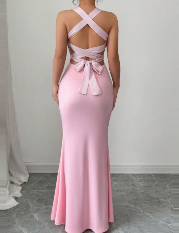 Rochie maxi Shein, roz