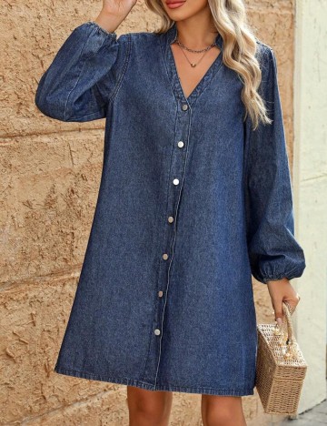 Rochie de blugi Shein, albastru