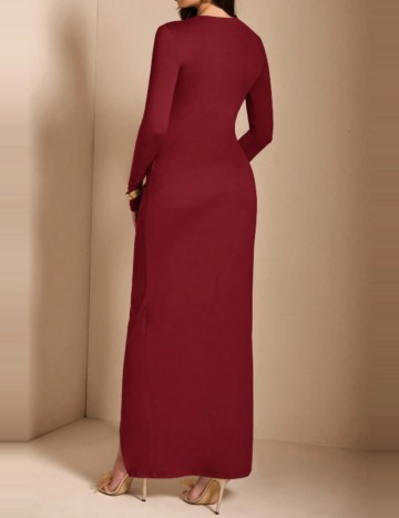 Rochie maxi Shein, vișiniu