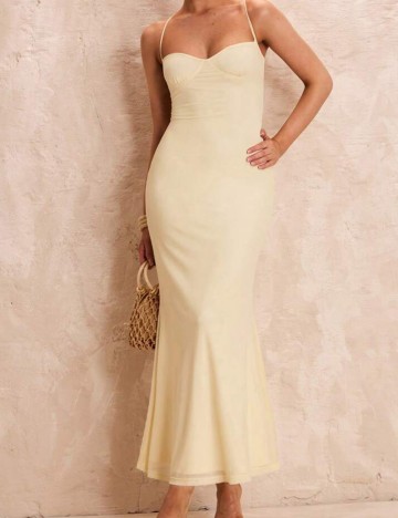Rochie maxi Shein, galben