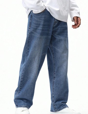 Jeans Shein, albastru