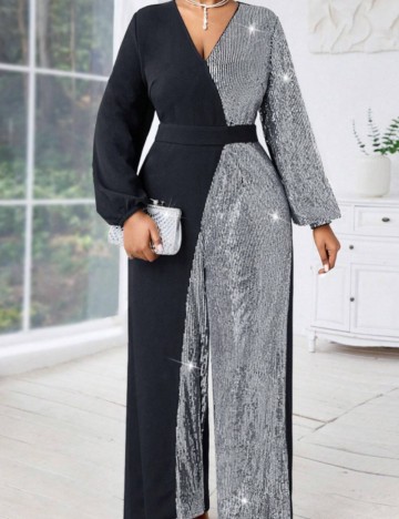 Salopetă Shein Curve+, negru