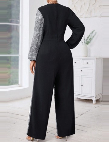 Salopetă Shein Curve+, negru