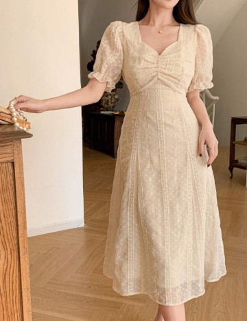 Rochie midi DAZY by Shein, bej