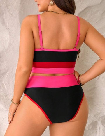 Costum de baie Shein, mix culori
