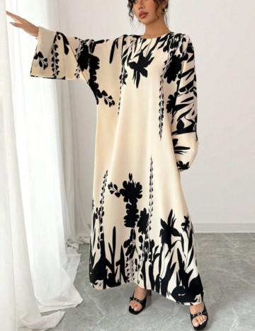 Rochie maxi Shein, mix culori