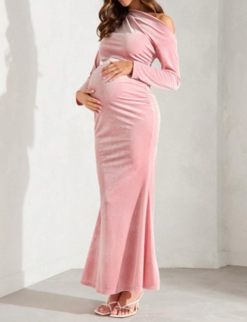Rochie maxi Shein, roz