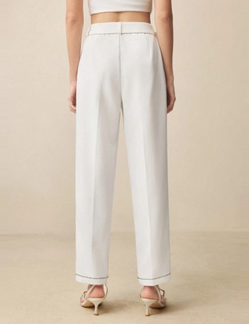 Pantaloni Shein, alb