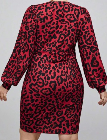 Rochie mini Shein Curve+, mix culori