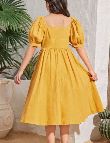 Rochie Shein, galben