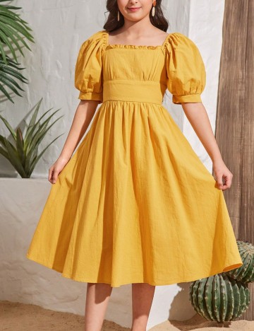Rochie Shein, galben