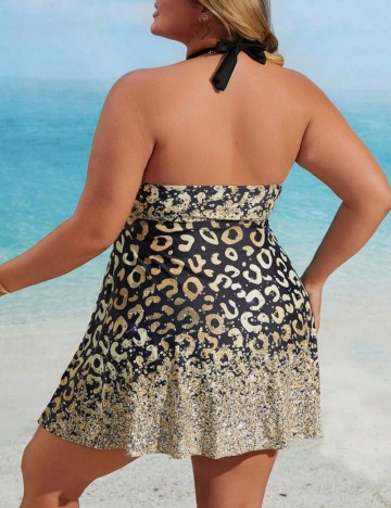 Costum de baie Shein Curve+, mix culori