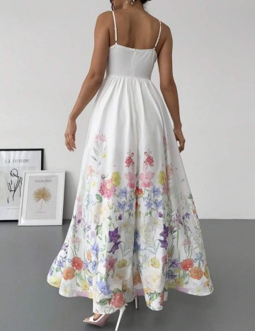 Rochie maxi Shein, mix culori