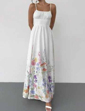 Rochie maxi Shein, mix culori
