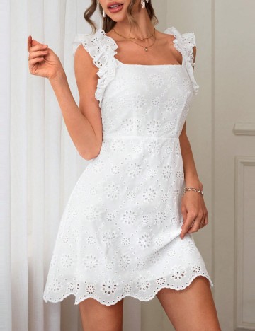 Rochie mini Shein, alb
