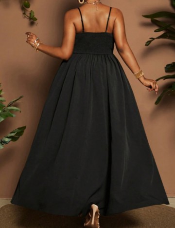 Rochie maxi Shein Curve+, negru