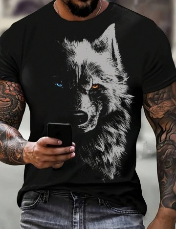 Tricou MANFINITY by Shein, mix culori