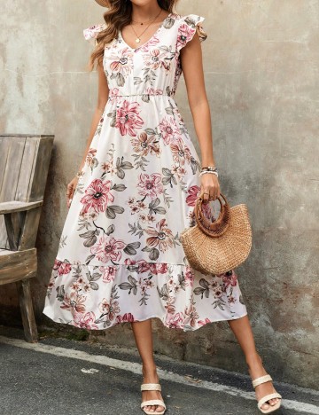 Rochie midi Emery Rose by Shein, mix culori