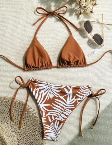 Costum de baie Shein, mix culori