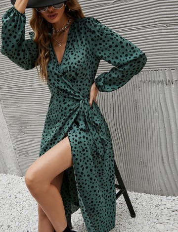 Rochie midi Shein, verde