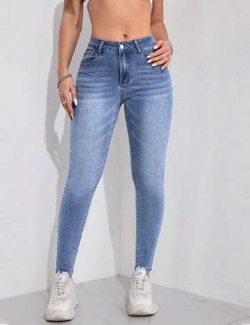 Jeans Shein, albastru