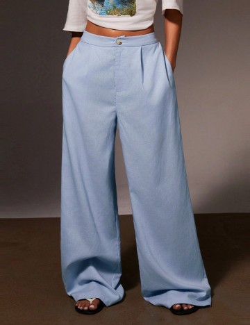 Pantaloni Shein, albastru