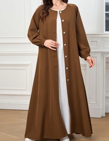 Cardigan lung Shein, maro