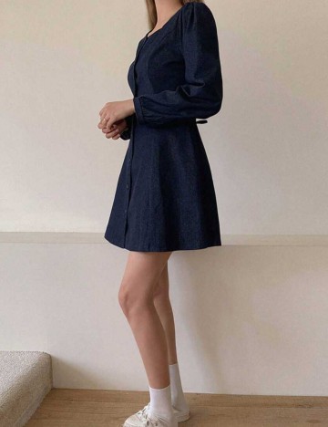 Rochie de blugi DAZY by Shein, albastru
