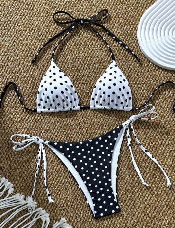 Costum de baie Shein, mix culori